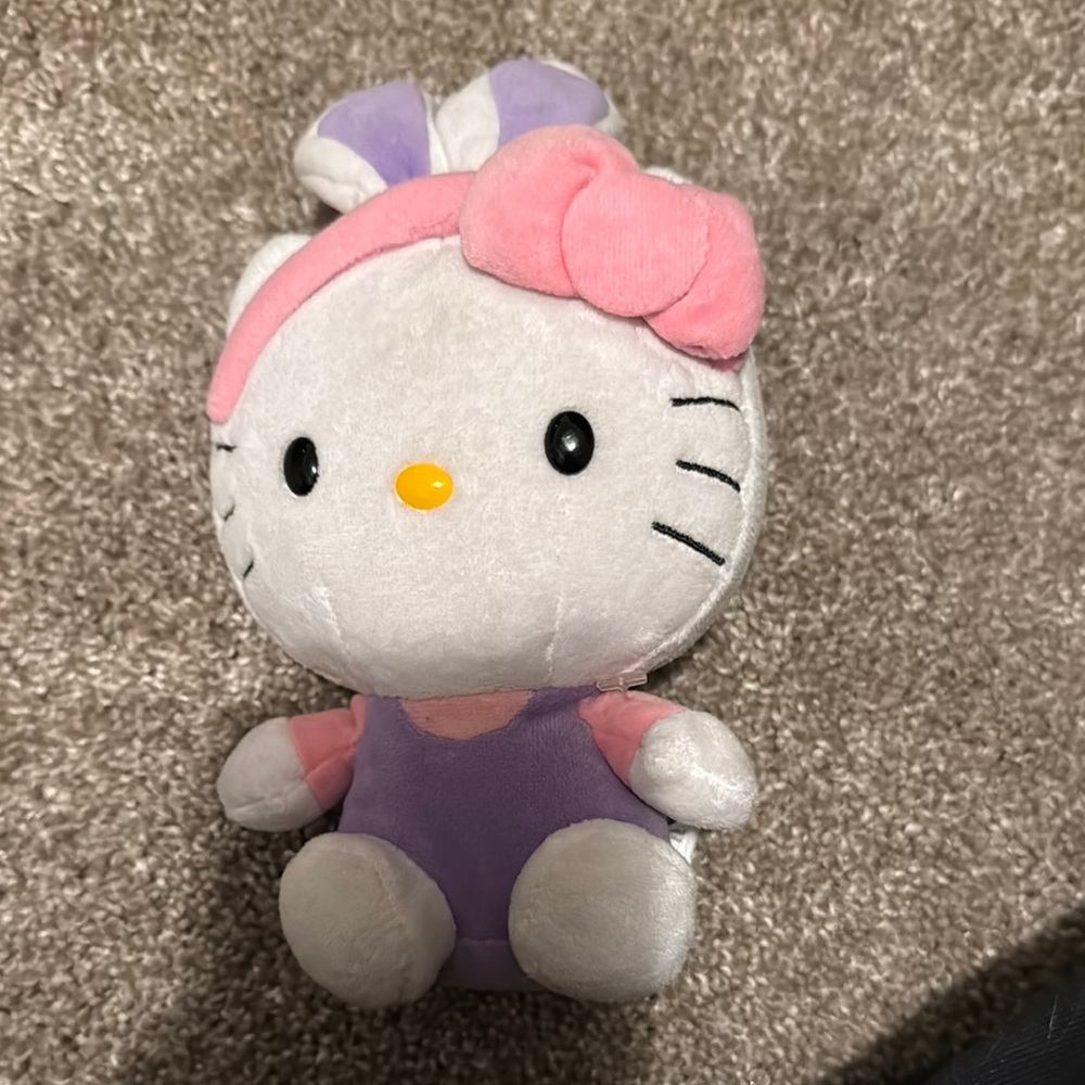 Hello Kitty Plush beanie baby easter bunny addition